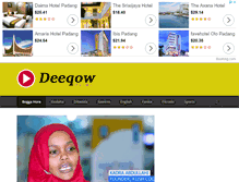 Tablet Screenshot of deeqow.com